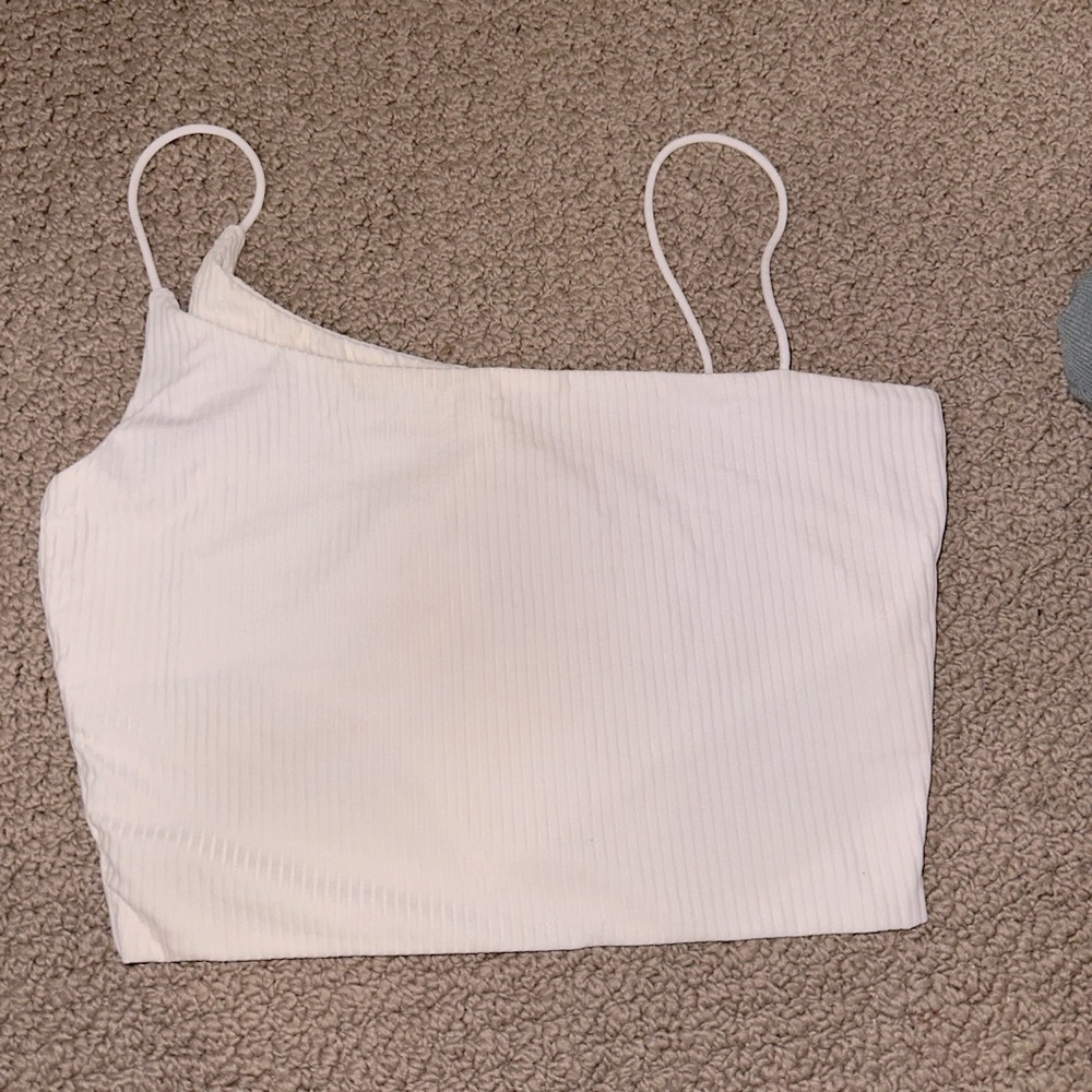 kookai white asymmetrical top - Picture 1 of 2
